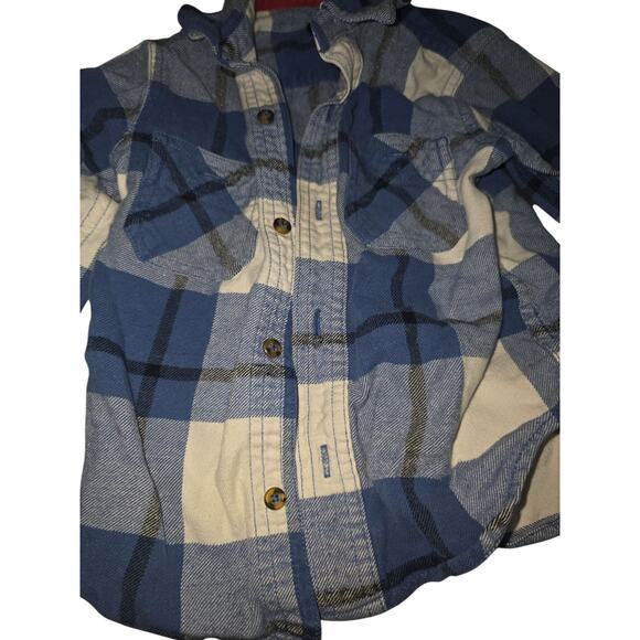 Carter's Button Up Flannel Size 2t 100% Cotton - Picture 2 of 4